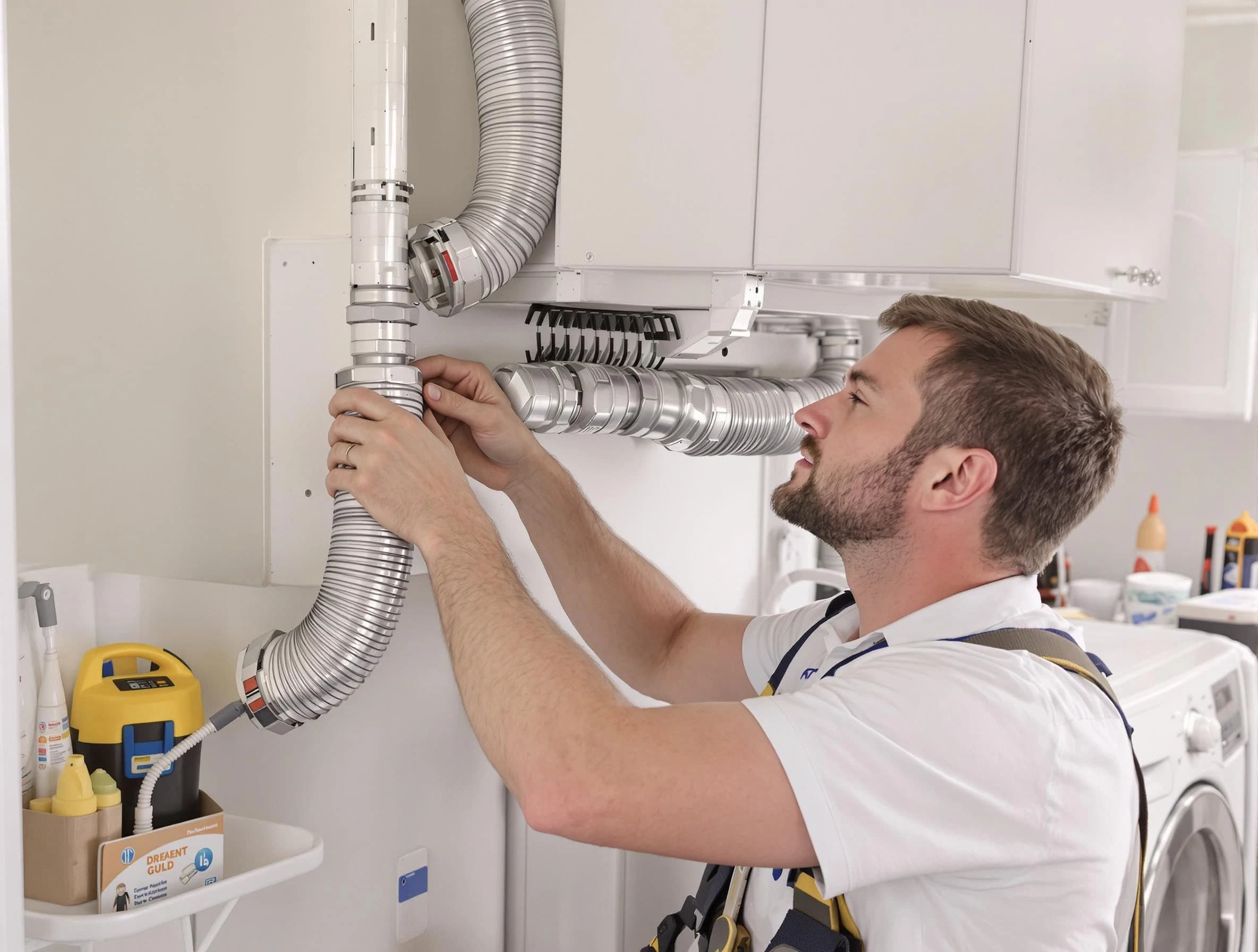 Professional dryer vent repair and installation by Indio Dryer Vent Cleaning in Indio